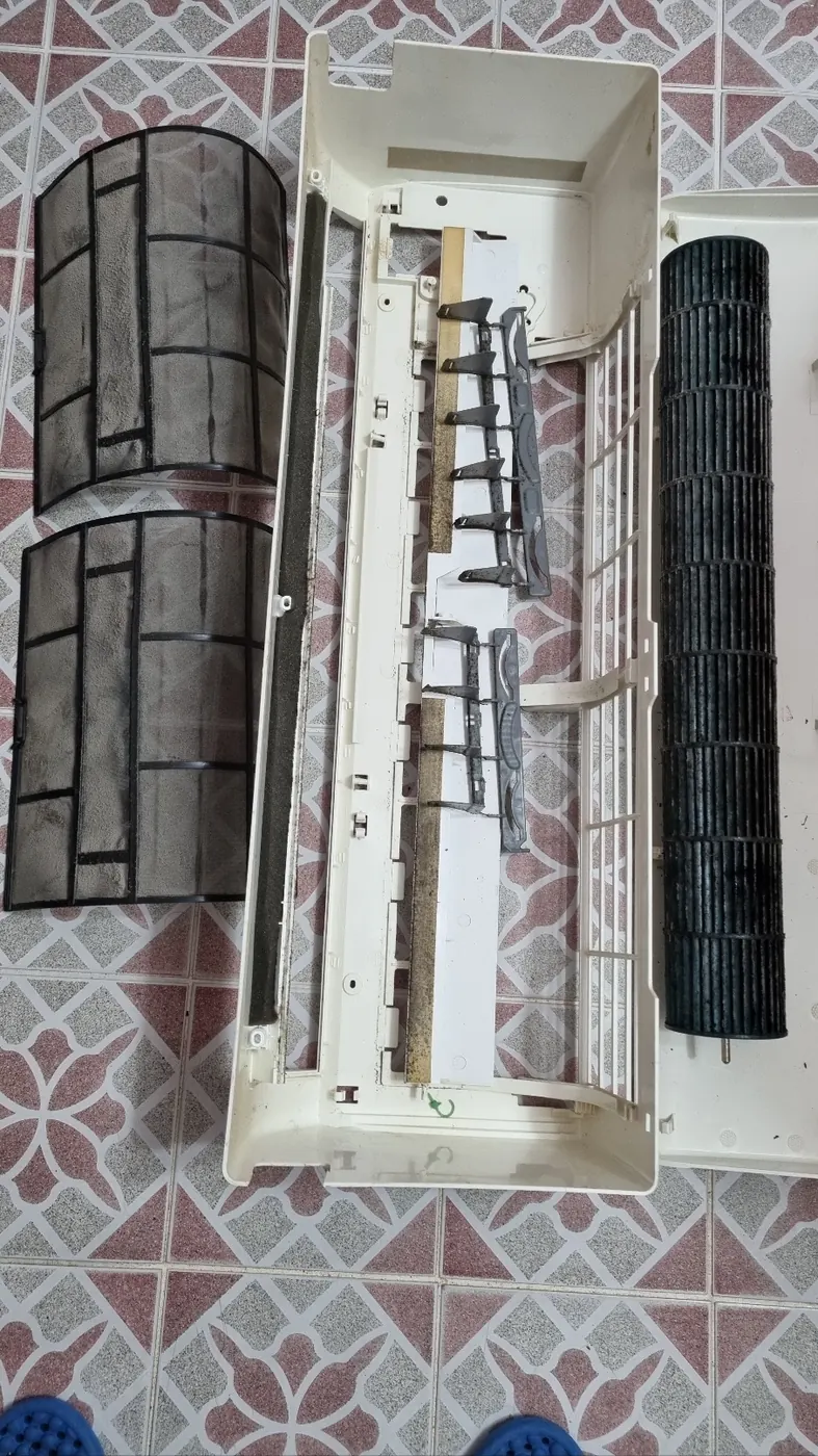 열교환기 상태 — 대별동 에어컨청소 현장