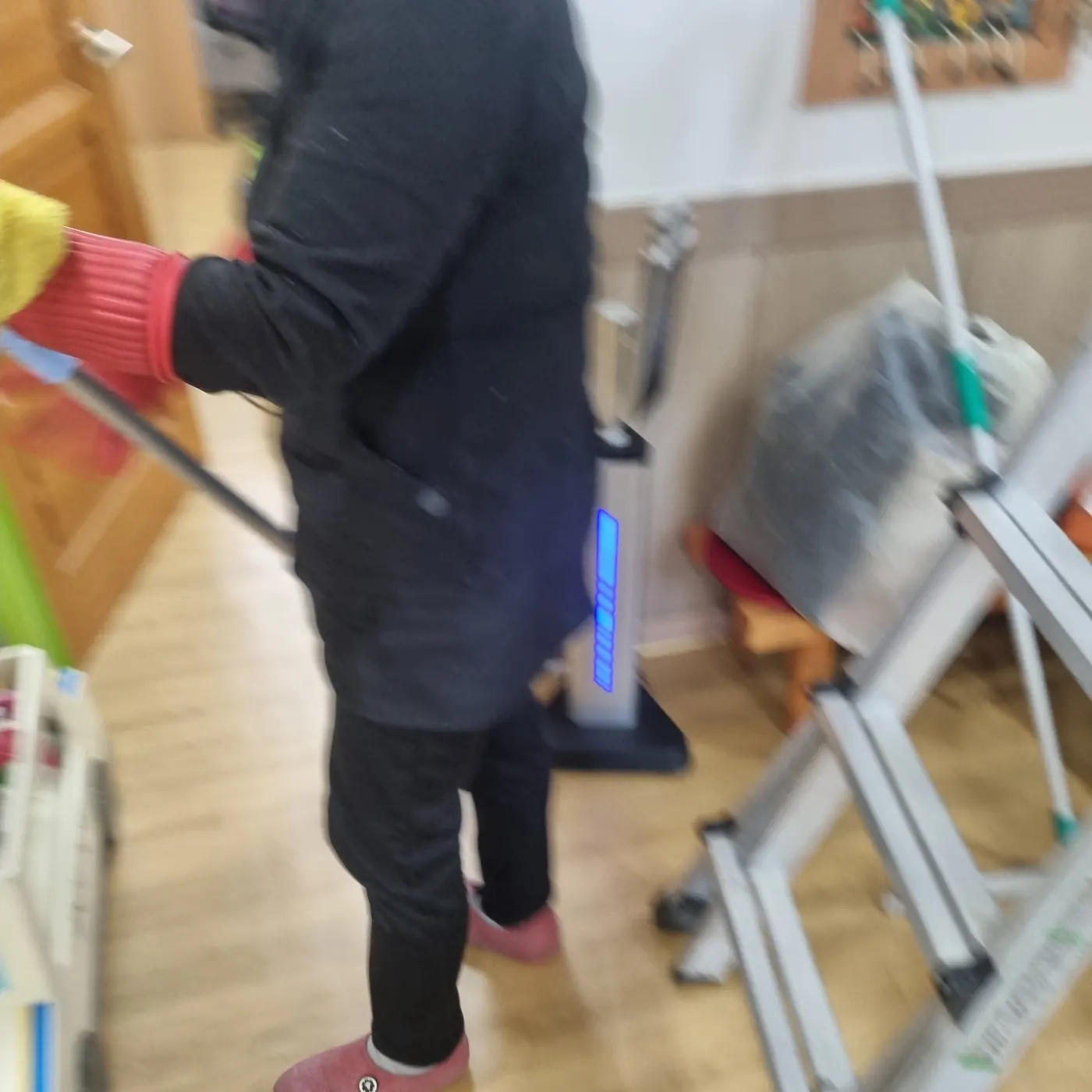 작업 진행 — 오동 어린이집청소 현장