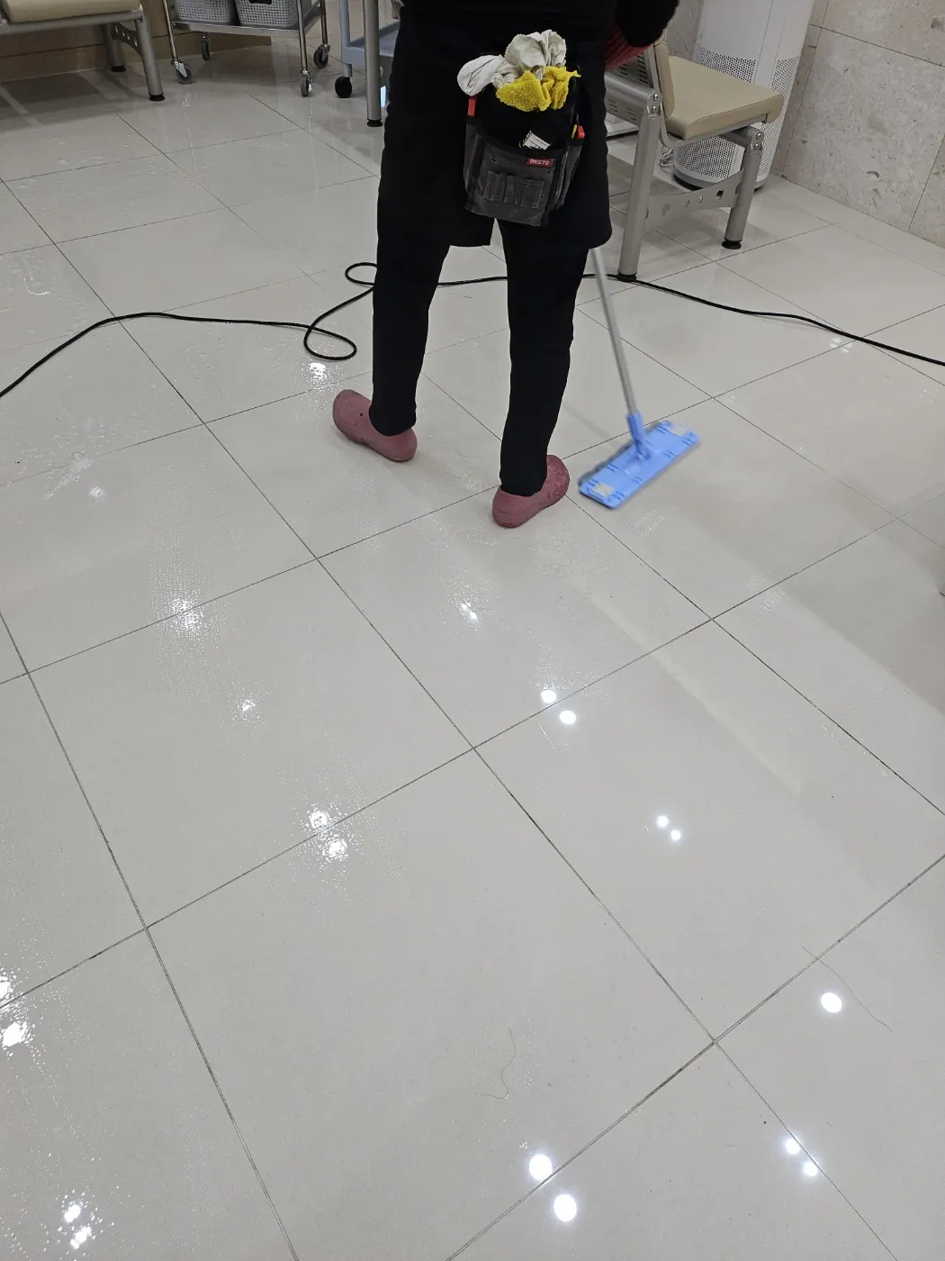 세정 진행 — 대덕구 병원청소 현장