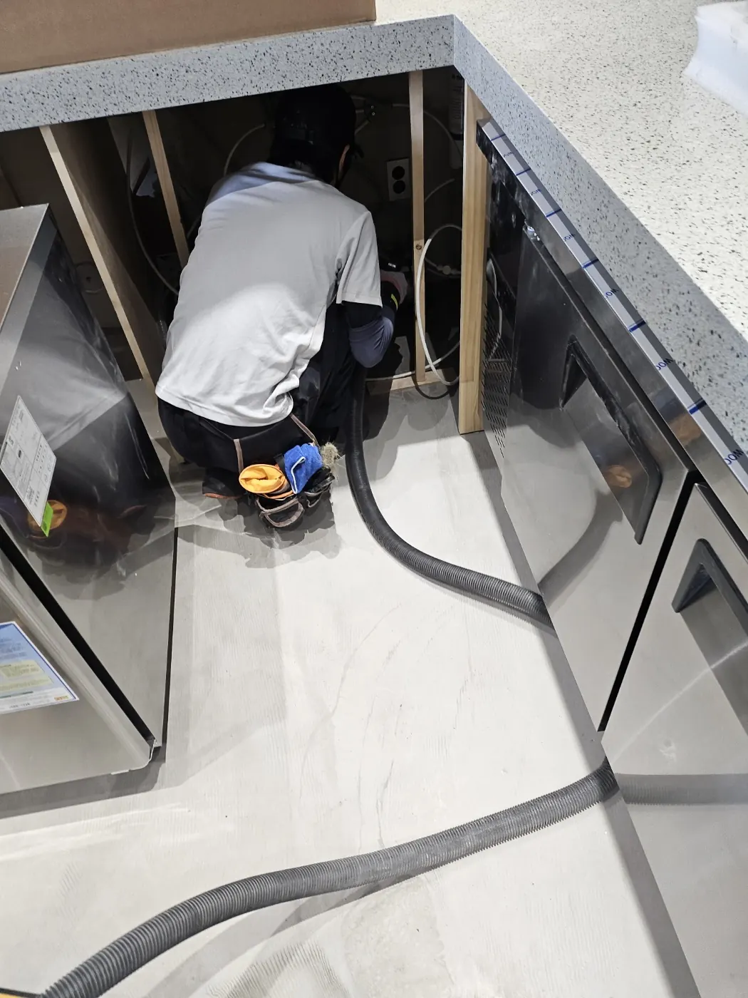 사성동 준공청소 시공 현장 — 준공 마감 확인