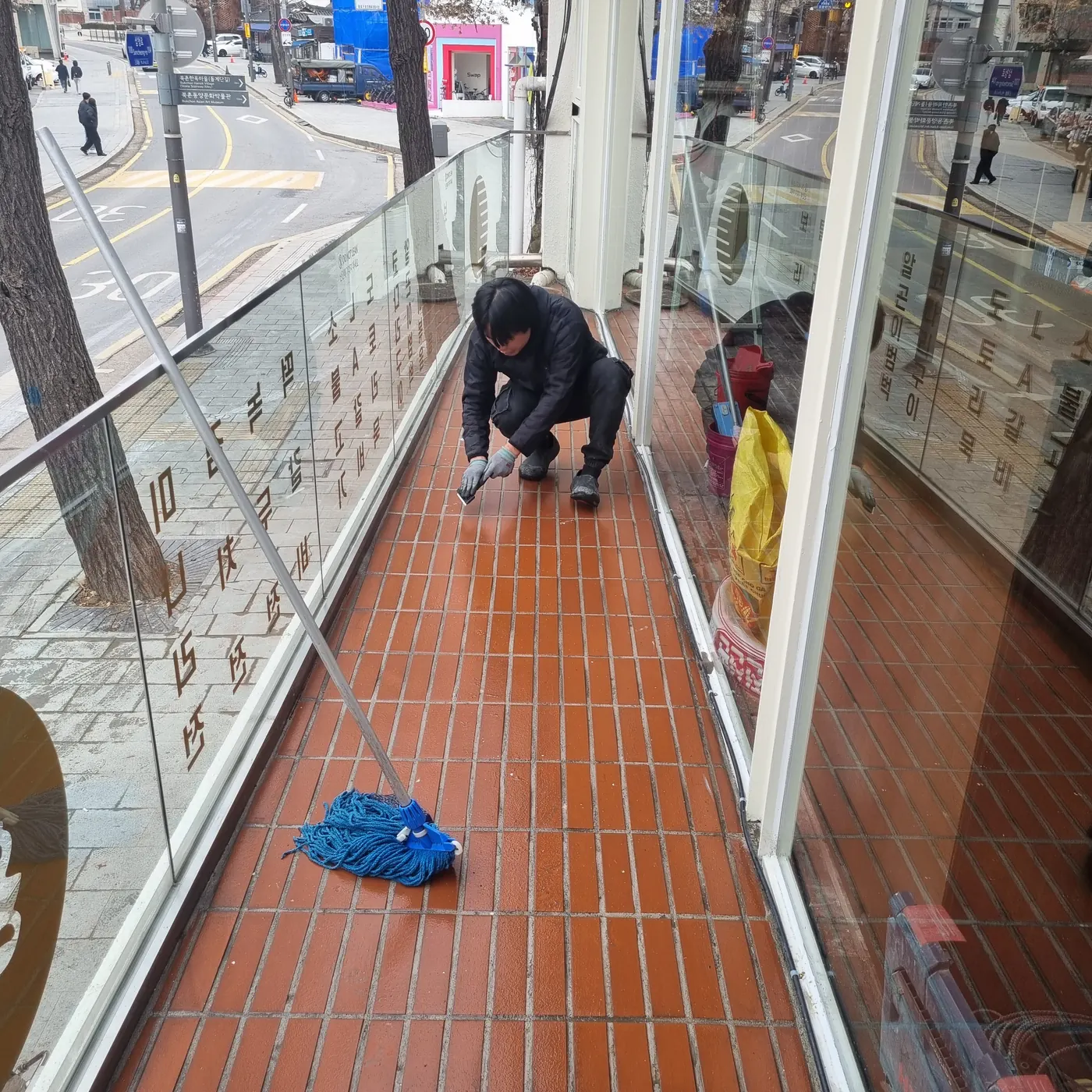 주방 바닥 세정 — 대덕구 식당청소 현장