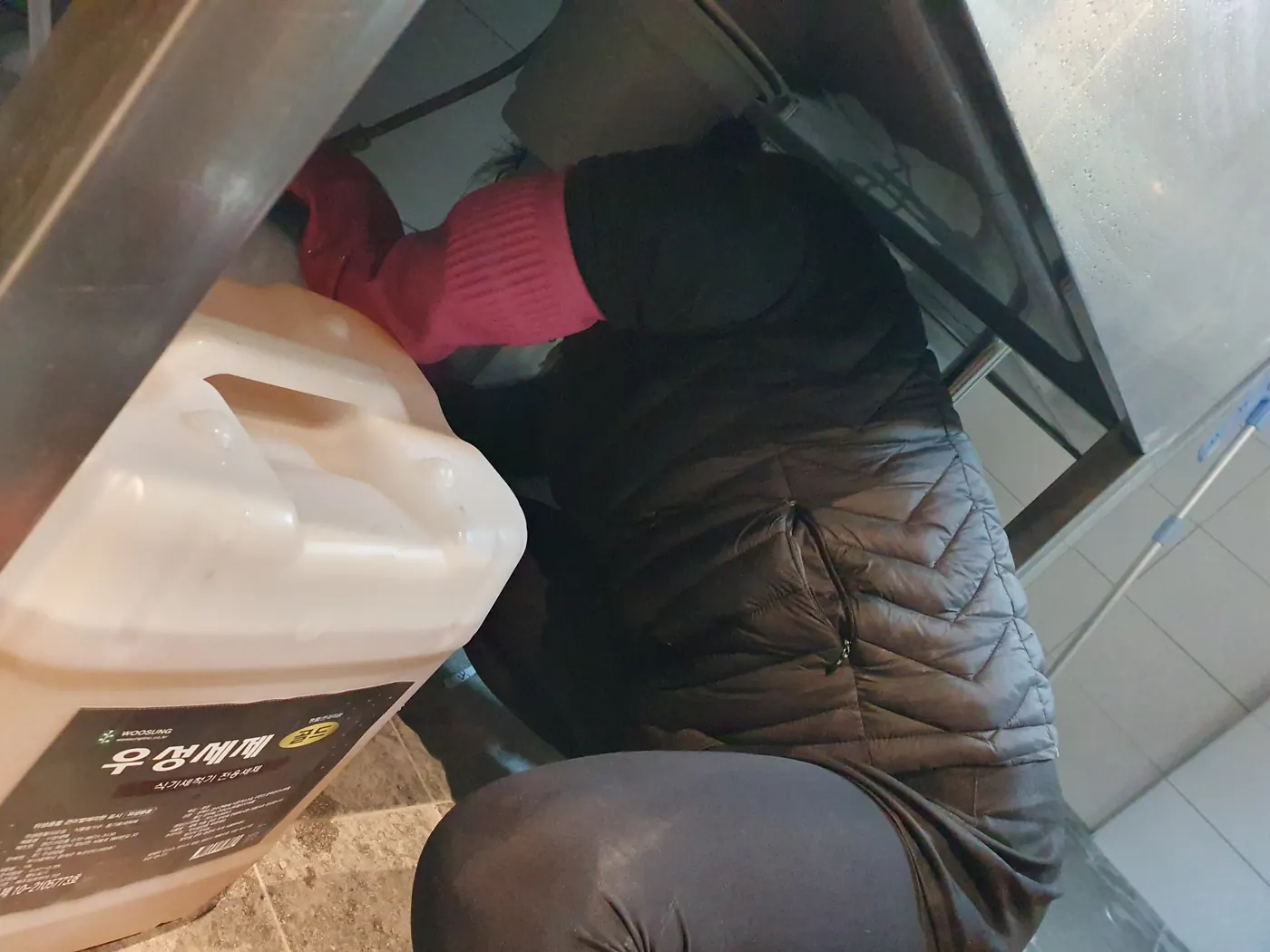 배기 설비 세정 — 부수동 식당청소 현장