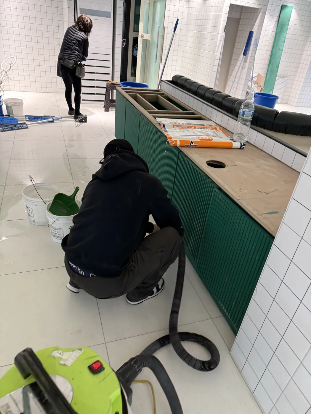 세정 진행 — 대동 식당청소 현장